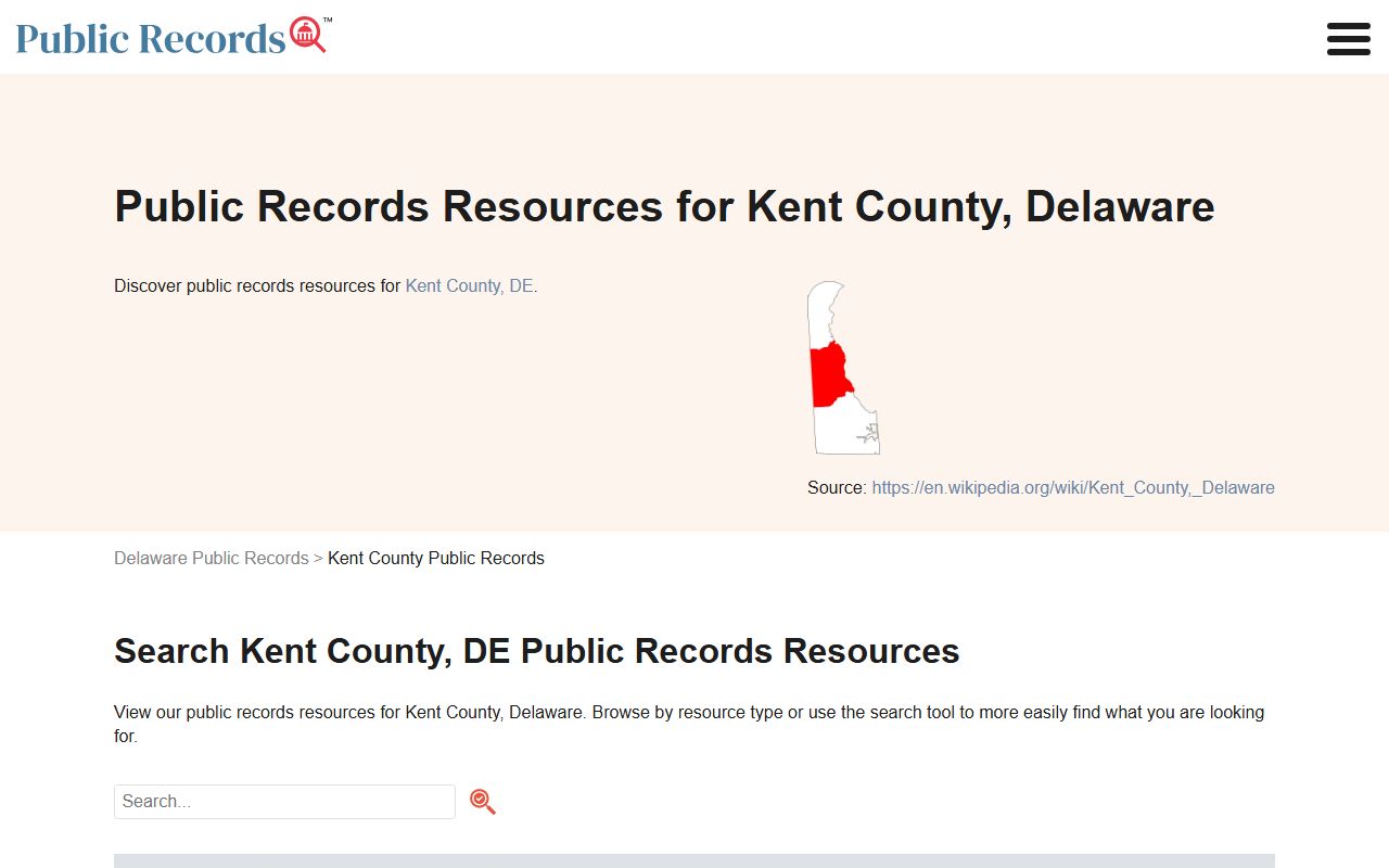 Kent County Released Inmates search on the Kent County records portal